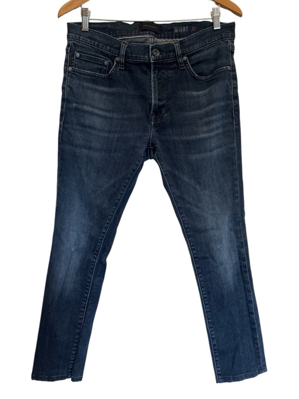 John Varvatos Wight Indigo Blue Skinny Jeans Size 32